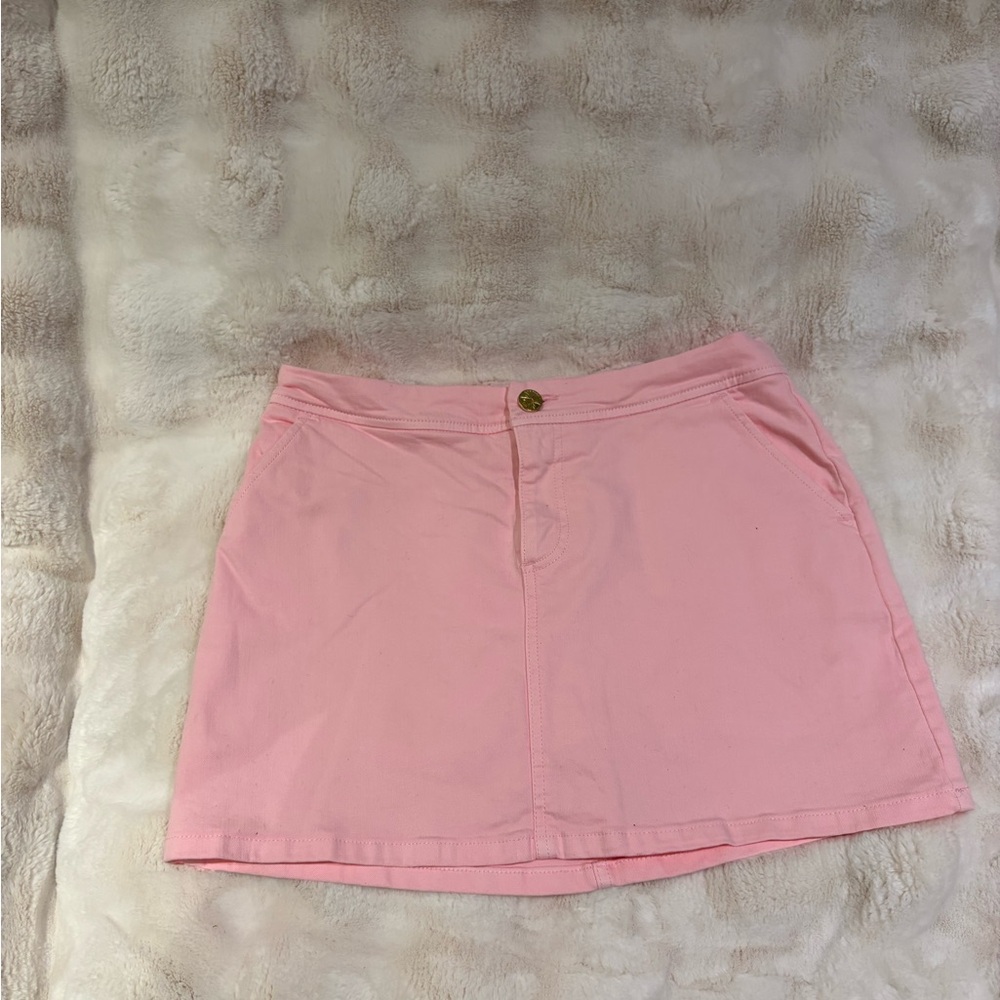 Lilly Pulitzer Pink Mini Skirt like new!!!